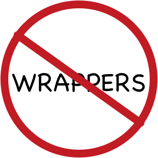 no wrappers